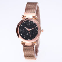 Load image into Gallery viewer, Purple Vibrato Starry Sky Magnetic Watch