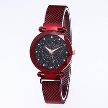 Load image into Gallery viewer, Purple Vibrato Starry Sky Magnetic Watch