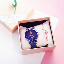 Load image into Gallery viewer, Rose Gold Starry Sky Magnetic Wristwatch