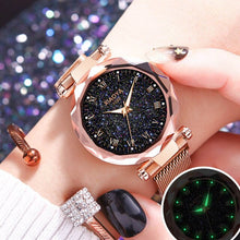 Load image into Gallery viewer, Starry Sky Wrist Watch Casual Multiple Colour Steel Mesh Belt