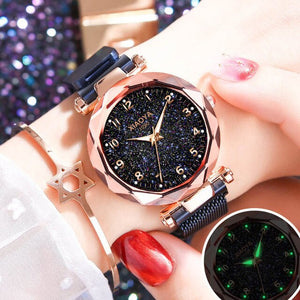 Starry Sky Wrist Watch Casual Multiple Colour
