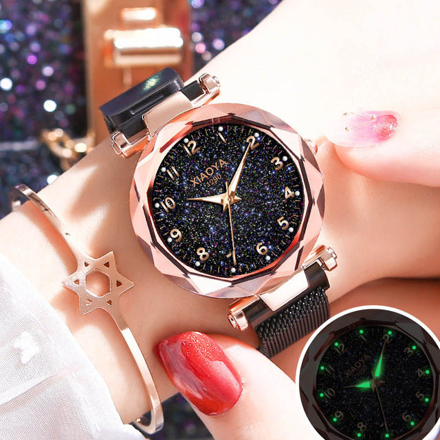 Starry Sky Wrist Watch Casual Multiple Colour