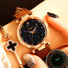 Load image into Gallery viewer, Rose Gold Starry Sky Magnetic Wristwatch