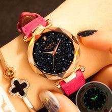 Load image into Gallery viewer, Rose Gold Starry Sky Magnetic Wristwatch
