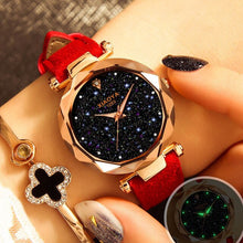 Load image into Gallery viewer, Rose Gold Starry Sky Magnetic Wristwatch