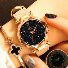 Load image into Gallery viewer, Rose Gold Starry Sky Magnetic Wristwatch