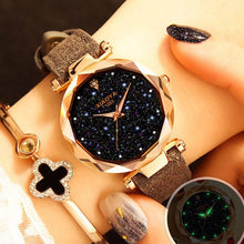 Load image into Gallery viewer, Rose Gold Starry Sky Magnetic Wristwatch