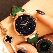 Load image into Gallery viewer, Rose Gold Starry Sky Magnetic Wristwatch