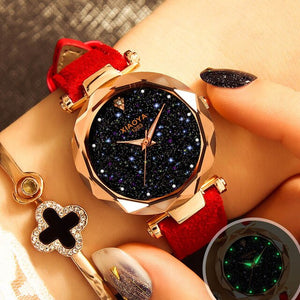 Starry Sky Multicolor Leather Watch