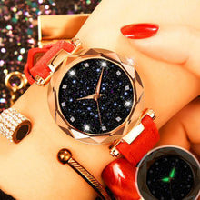 Load image into Gallery viewer, Rose Gold Starry Sky Wrist Watch