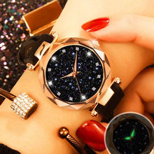 Load image into Gallery viewer, Rose Gold Starry Sky Wrist Watch